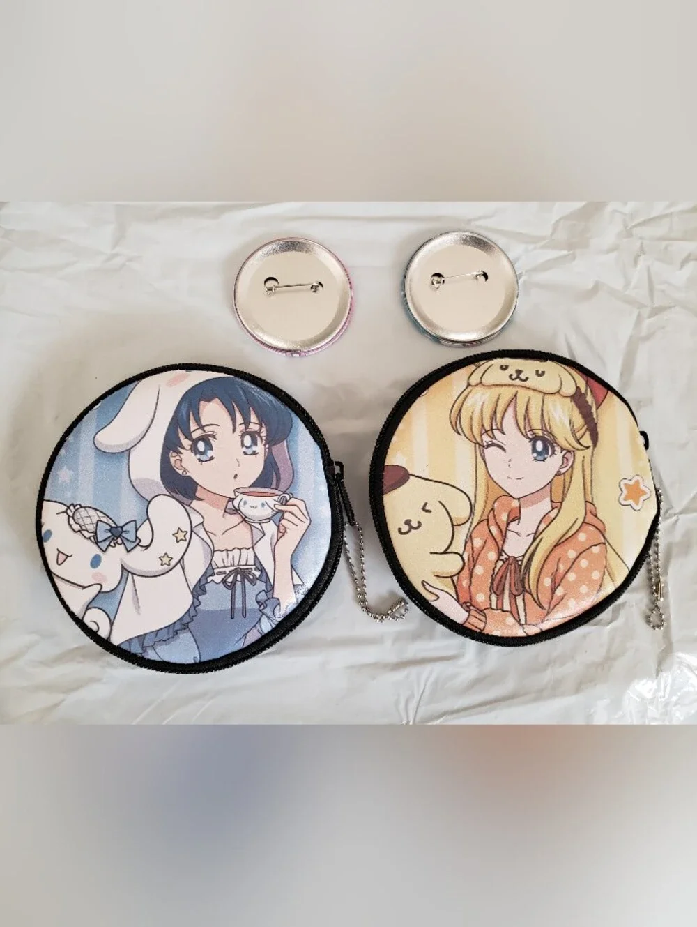 Sailor Mercury & Sailor Venus Pouches